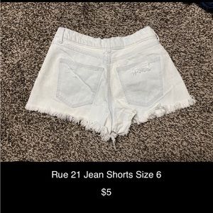 Rue21 Jean Shorts - Size 6